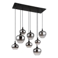Globo - Pakabinama liustra ant laido 8xE27/40W/230V juoda