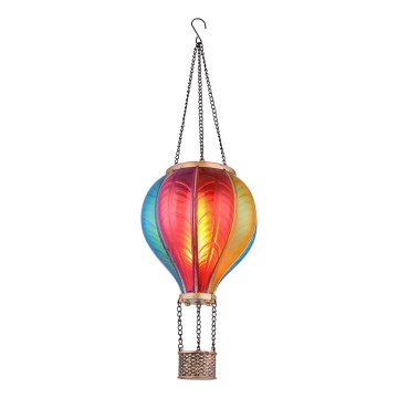 Globo - Pakabinama saulės dekoracija 20xLED/0,5W/3V IP44 Skraidantis balionas
