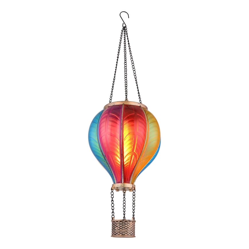 Globo - Pakabinama saulės dekoracija 20xLED/0,5W/3V IP44 Skraidantis balionas