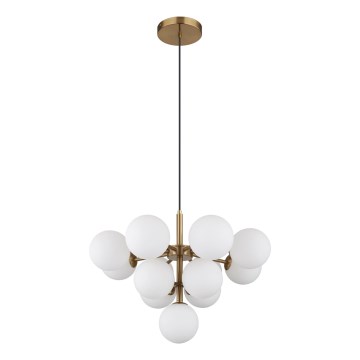 Globo - Pakabinamas sietynas 13xG9/5W/230V diametras 56 cm auksas