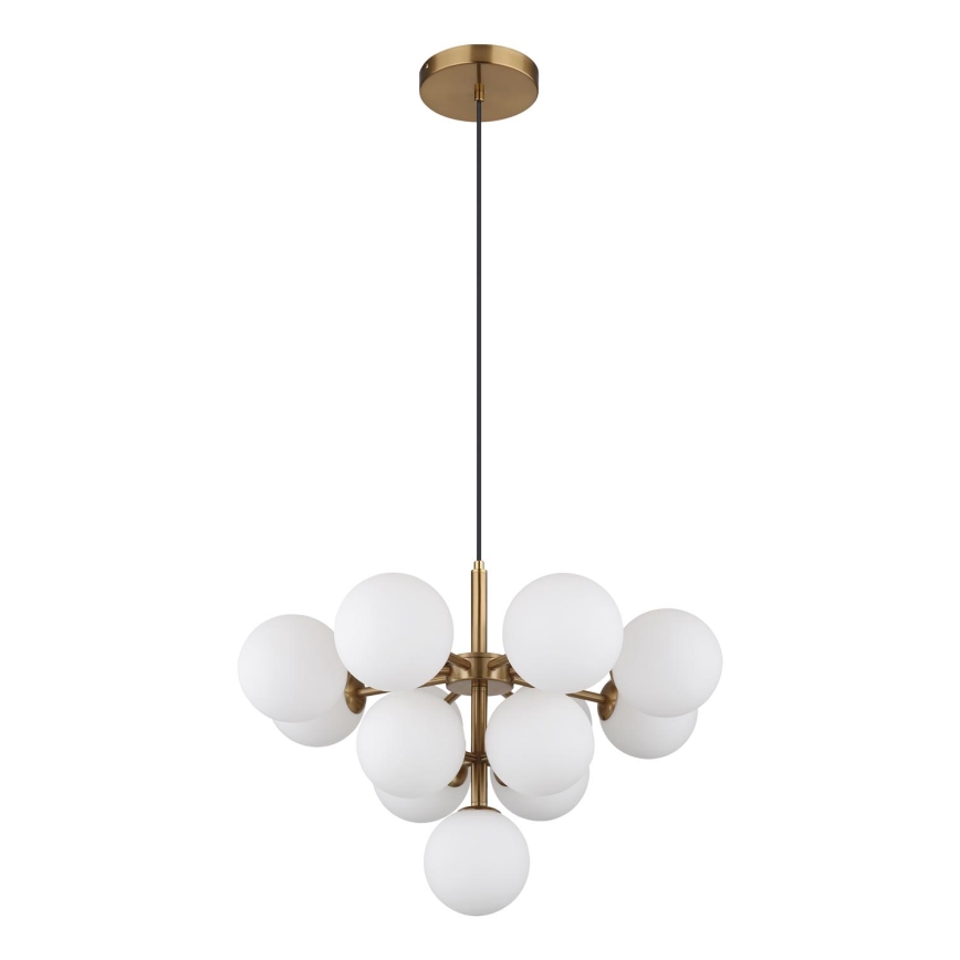 Globo - Pakabinamas sietynas 13xG9/5W/230V diametras 56 cm auksas