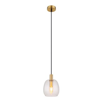 Globo - Pakabinamas sietynas 1xE14/40W/230V diametras 16 cm žalvaris