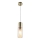 Globo - Pakabinamas sietynas 1xE27/25W/230V diametras 10,5 cm žalvaris