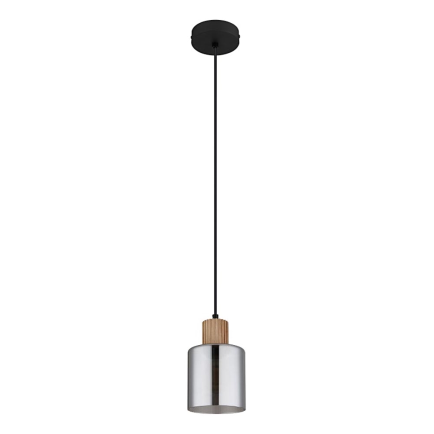 Globo - Pakabinamas sietynas 1xE27/25W/230V juoda diametras 12 cm