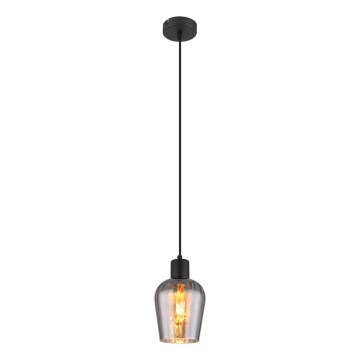 Globo - Pakabinamas sietynas 1xE27/40W/230V diametras 13,5 cm juoda