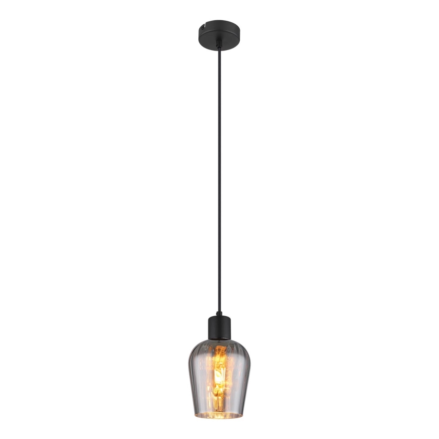 Globo - Pakabinamas sietynas 1xE27/40W/230V diametras 13,5 cm juoda
