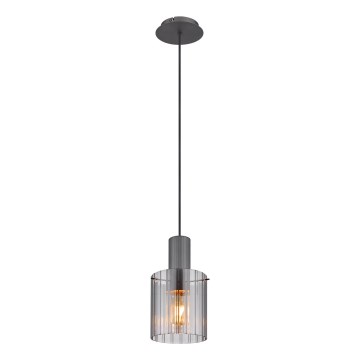 Globo - Pakabinamas sietynas 1xE27/40W/230V diametras 18 cm pilka
