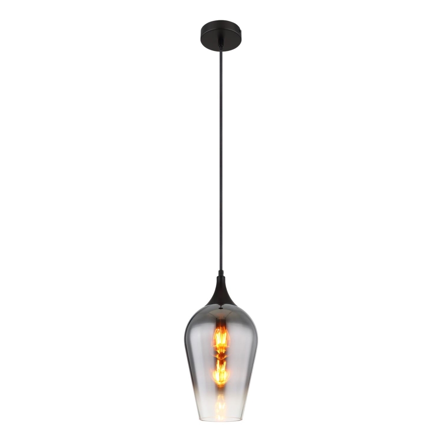 Globo - Pakabinamas sietynas 1xE27/60W/230V diametras 18 cm juoda