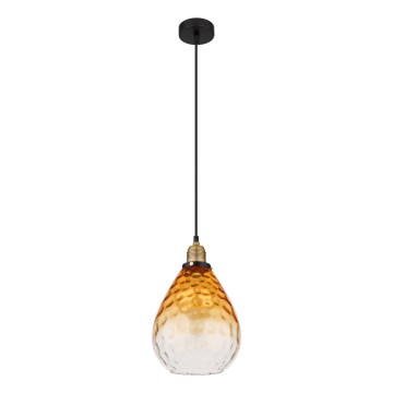 Globo - Pakabinamas sietynas 1xE27/60W/230V diametras 21 cm oranžinė