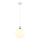 Globo - Pakabinamas sietynas 1xE27/60W/230V diametras 24 cm balta