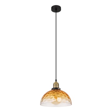 Globo - Pakabinamas sietynas 1xE27/60W/230V diametras 25 cm oranžinė