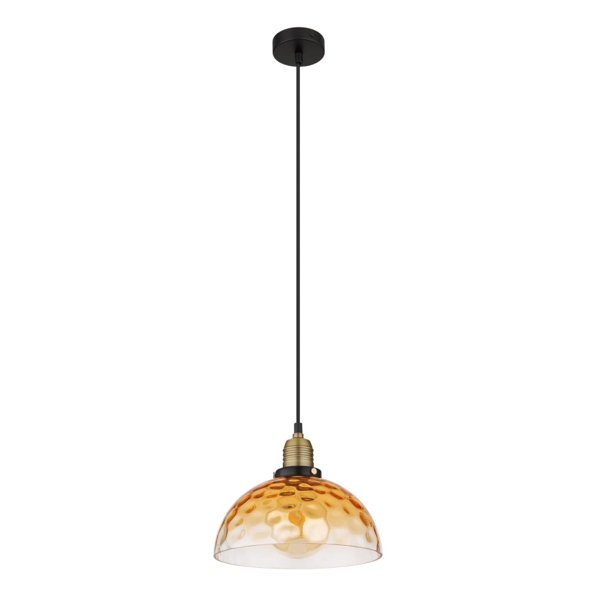 Globo - Pakabinamas sietynas 1xE27/60W/230V diametras 25 cm oranžinė