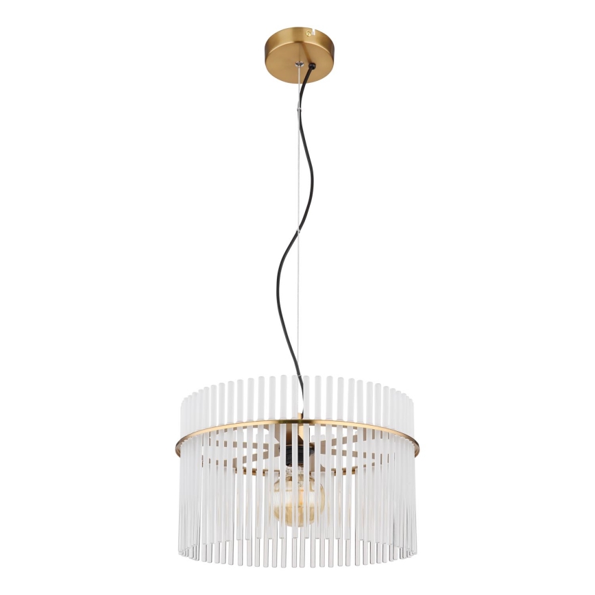 Globo - Pakabinamas sietynas 1xE27/60W/230V diametras 40 cm auksas