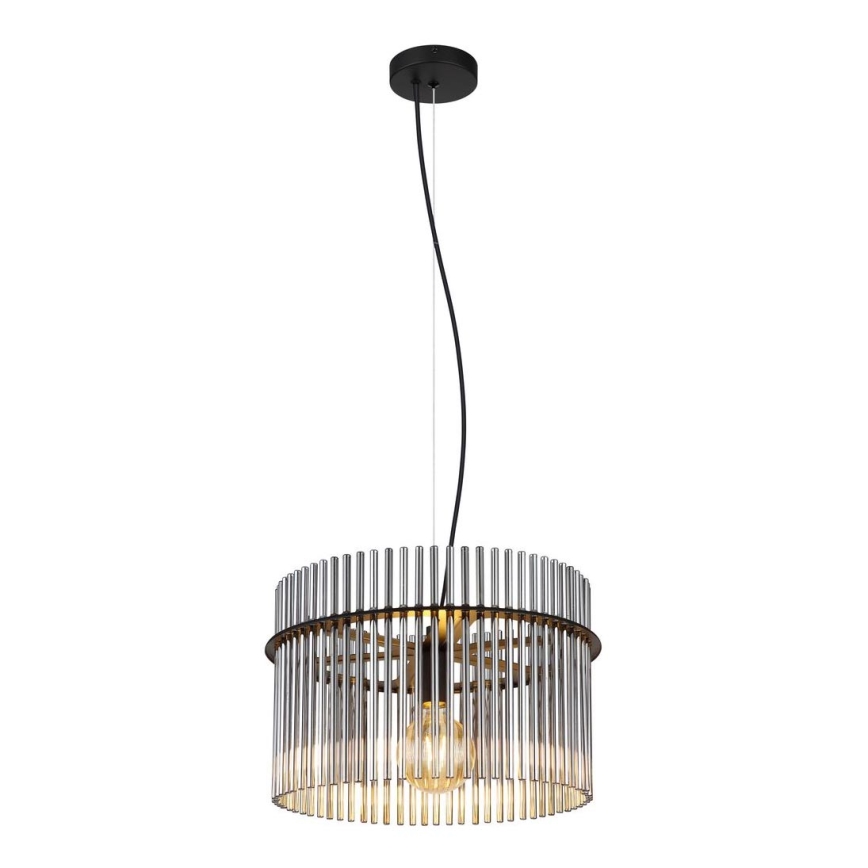 Globo - Pakabinamas sietynas 1xE27/60W/230V diametras 40 cm juoda