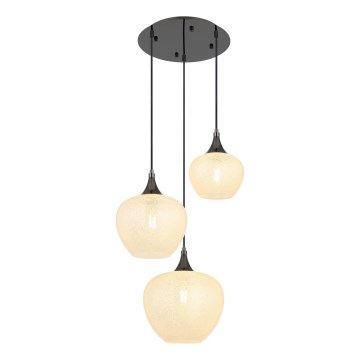 Globo - Pakabinamas sietynas 3xE27/40W/230V balta/antracitas