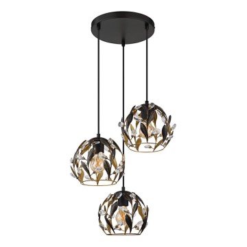 Globo - Pakabinamas sietynas 3xE27/40W/230V diametras 41 cm