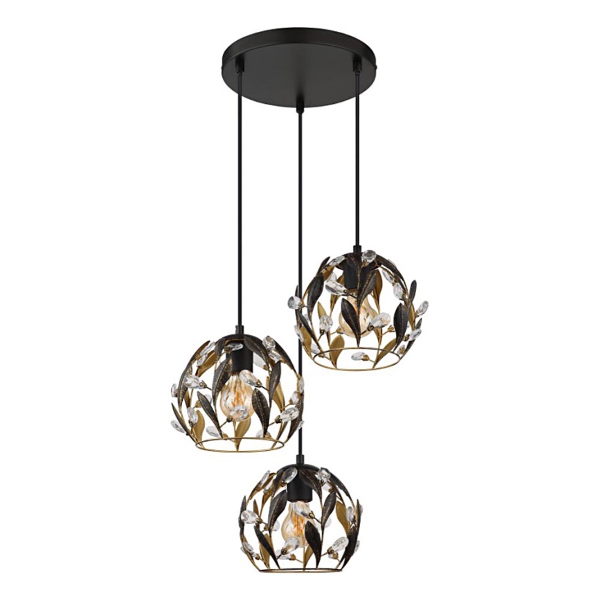 Globo - Pakabinamas sietynas 3xE27/40W/230V diametras 41 cm
