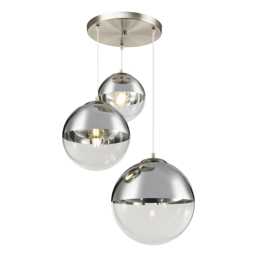 Globo - Pakabinamas sietynas 3xE27/40W/230V diametras 51 cm