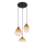 Globo - Pakabinamas sietynas 3xE27/60W/230V diametras 46 cm oranžinė