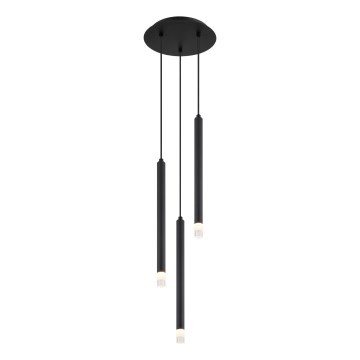 Globo - Pakabinamas sietynas 3xG9/4W/230V diametras 24 cm juoda