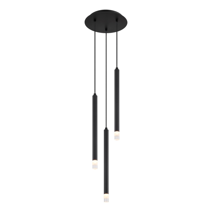 Globo - Pakabinamas sietynas 3xG9/4W/230V diametras 24 cm juoda