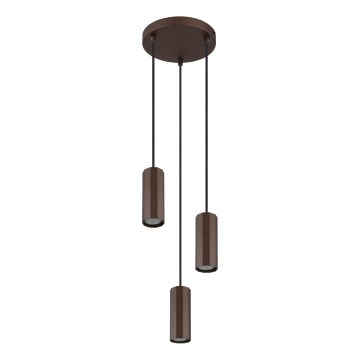 Globo - Pakabinamas sietynas 3xGU10/25W/230V ruda