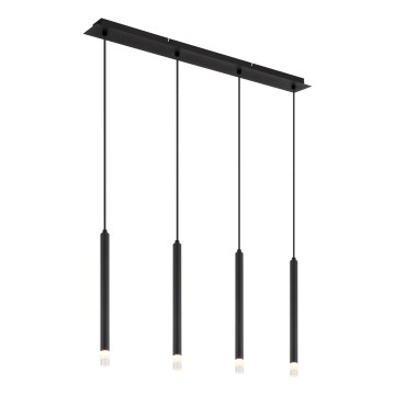 Globo - Pakabinamas sietynas 4xG9/4W/230V juoda
