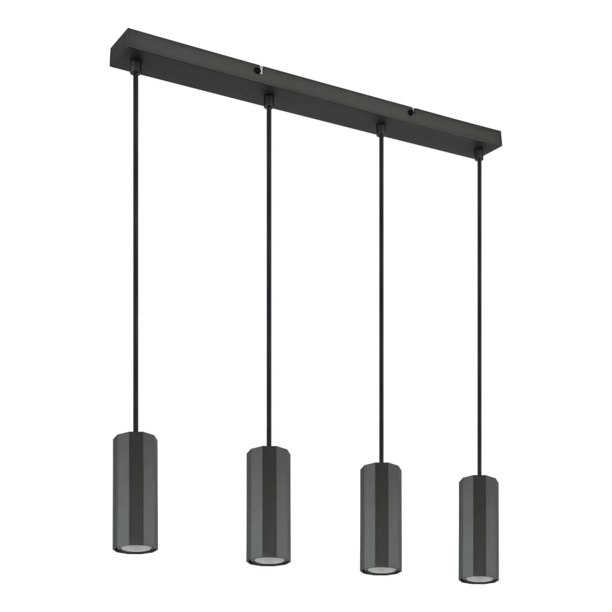 Globo - Pakabinamas sietynas 4xGU10/25W/230V juoda