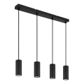 Globo - Pakabinamas sietynas 4xGU10/25W/230V juoda