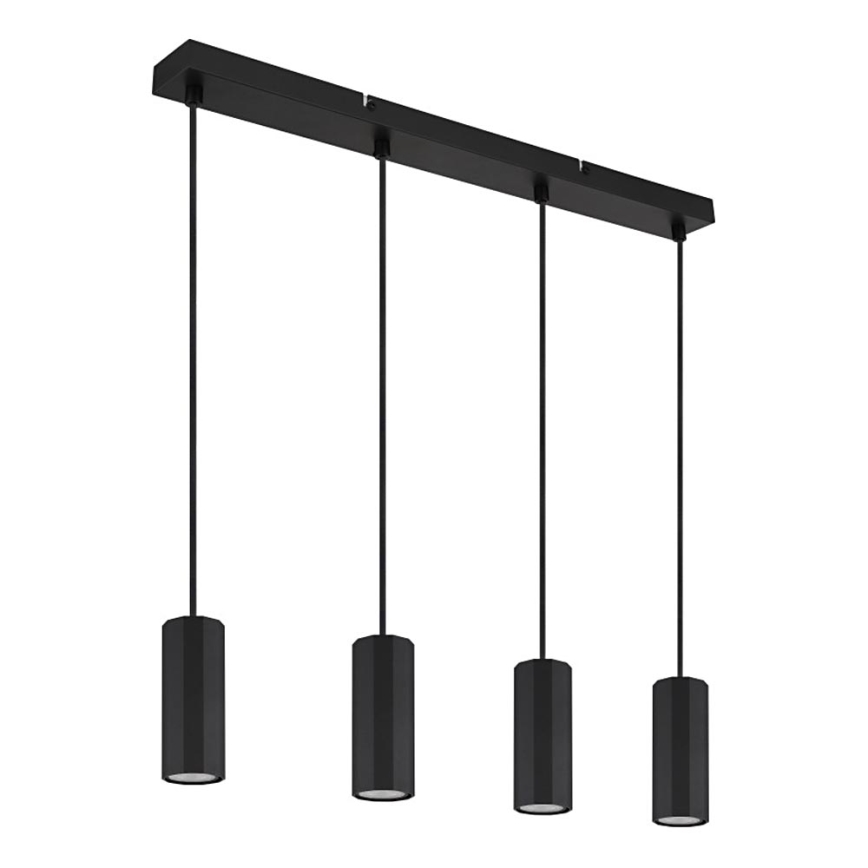 Globo - Pakabinamas sietynas 4xGU10/25W/230V juoda