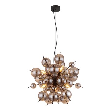 Globo - Pakabinamas sietynas 6xE14/25W/230V diametras 55 cm juoda