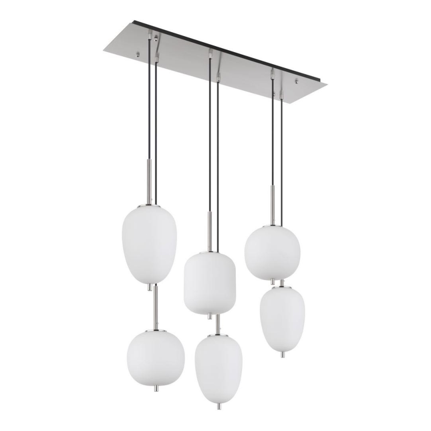 Globo - Pakabinamas sietynas 6xE14/40W/230V blizgus chromas