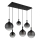 Globo - Pakabinamas sietynas 6xE27/10W/230V juoda