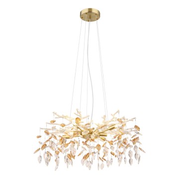 Globo - Pakabinamas sietynas 8xG9/8W/230V diametras 61 cm auksas