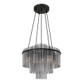 Globo - Pakabinamas šviestuvas ant laido 5xE27/60W/230V juodas