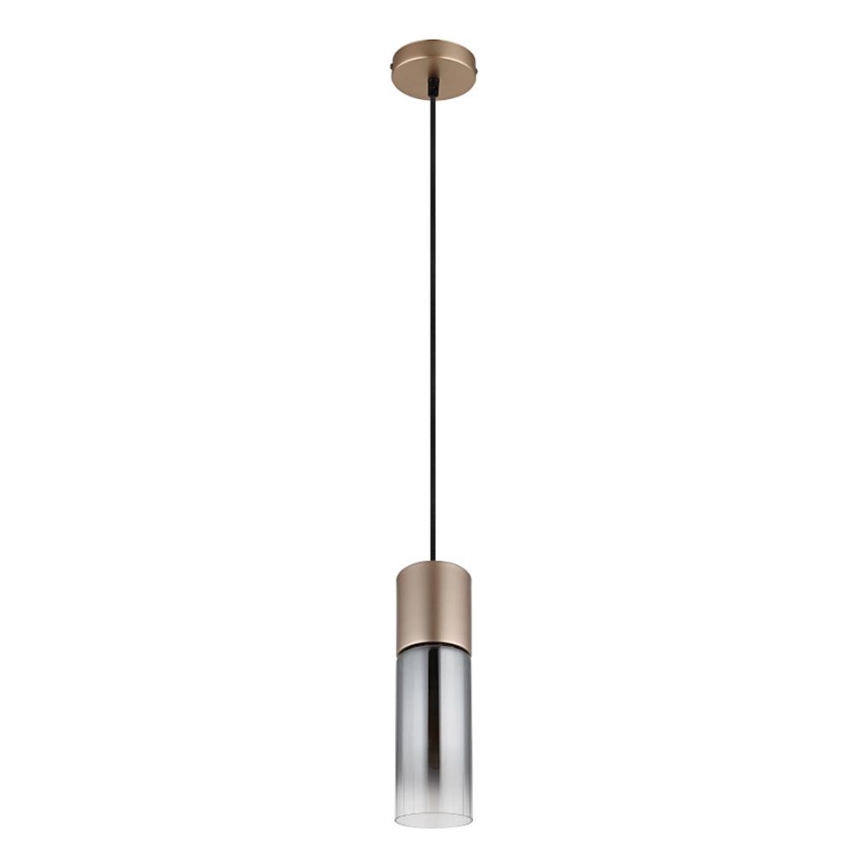 Globo - Pakabinamas šviestuvas su laidu 1xE27/25W/230V, bronzos spalvos Ø 10,5 cm