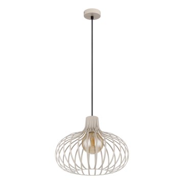 Globo - pakabinamas šviestuvas su laidu 1xE27/40W/230V smėlio spalvos