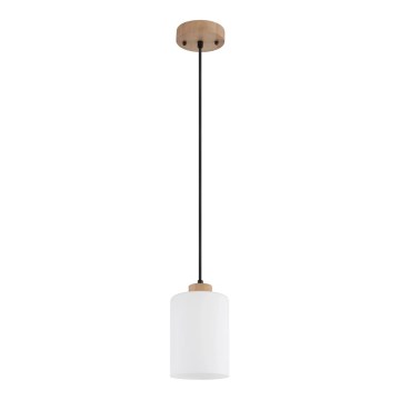 Globo - Pakabinamas šviestuvas su laidu 1xE27/60W/230V smėlio/balta