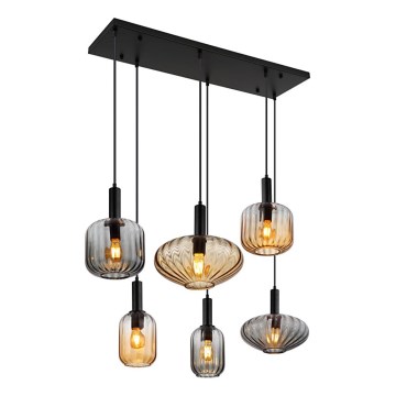 Globo - Pakabinamas šviestuvas su laidu 6xE27/60W/230V