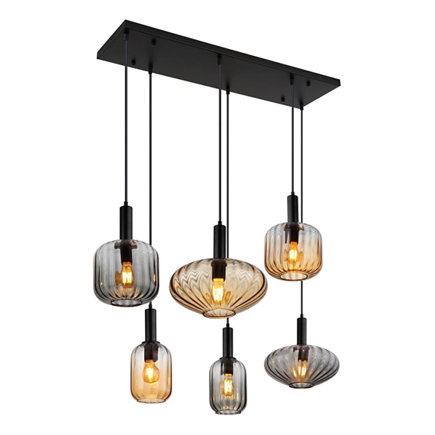 Globo - Pakabinamas šviestuvas su laidu 6xE27/60W/230V