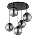 Globo - paviršinis lubų šviestuvas 5xE14/25W/230V juodas