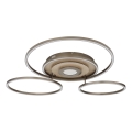 Globo - reguliuojamas LED lubinis šviestuvas LED/60W/230V 2700-6500K 80,8x99,2 cm rudas + su nuotoliniu pulteliu