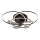 Globo - reguliuojamas LED lubų ventiliatorius LED/40W/230V 3000-6500K juodas + nuotolinis valdymas