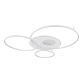 Globo - Reguliuojamo ryškumo LED lubinis šviestuvas LED/70W/230V 2700-6000K 105x26,5 cm sidabrinės spalvos + nuotolinis valdymas