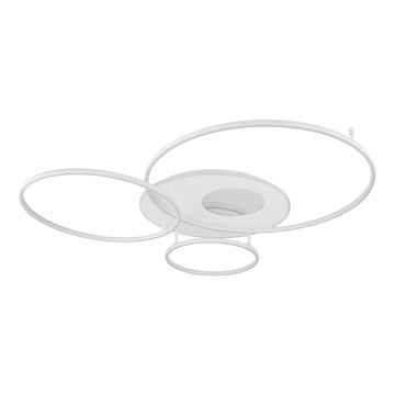 Globo - Reguliuojamo ryškumo LED lubinis šviestuvas LED/70W/230V 2700-6000K 105x26,5 cm sidabrinės spalvos + nuotolinis valdymas