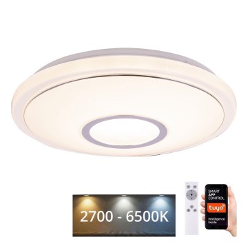 Globo - RGBW Reguliuojamas lubinis šviestuvas LED/16W/230V 2700-6500K WiFi Tuya + nuotolinio valdymo pultas