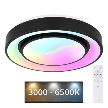 Globo - RGBW Reguliuojamas lubinis šviestuvas LED/24W/230V 3000-6500K+ nuotolinio valdymo pultas
