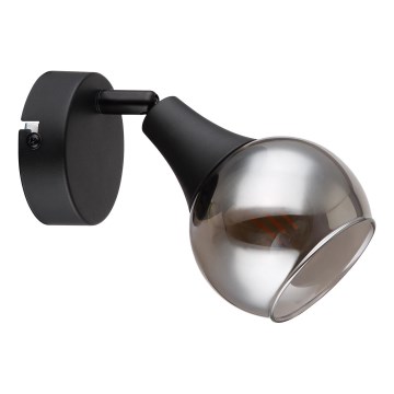 Globo - Sieninis akcentinis šviestuvas 1xE14/40W/230V juoda