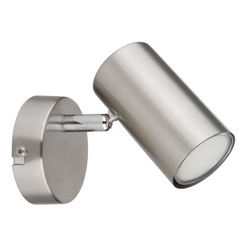 Globo - Sieninis akcentinis šviestuvas 1xGU10/25W/230V matinis chromas