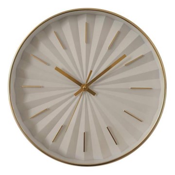 Globo - sieninis laikrodis, skersmuo 30,5 cm, 1xAA, baltas